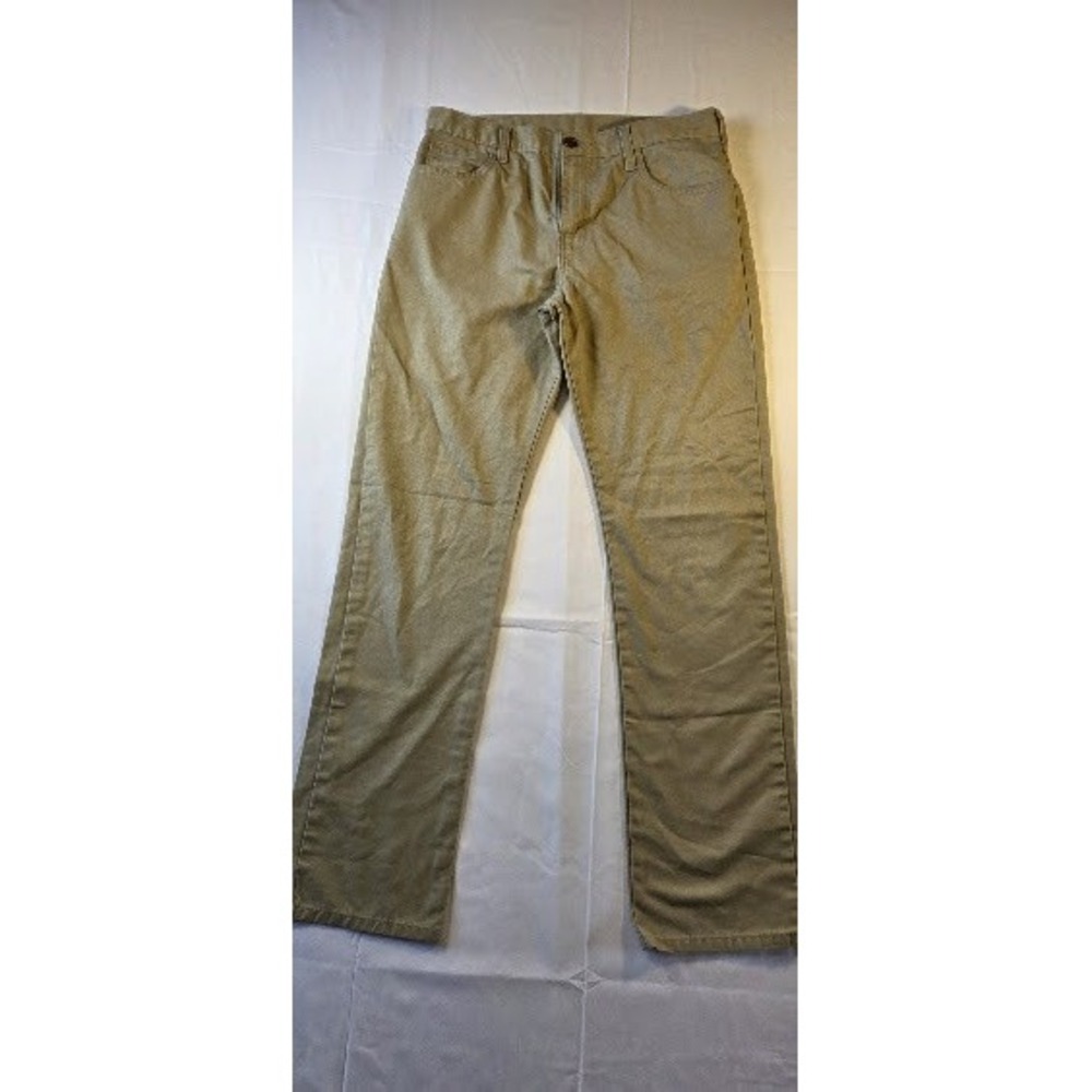Dickies 874 Work Pants 30 X 30 Khaki Slim Fit Cotton